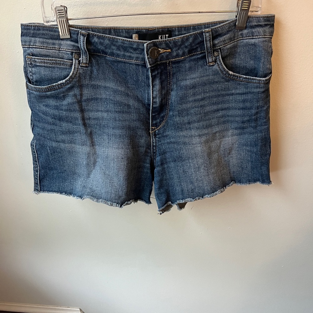 Kut from the Kloth Women's Gidget Blue Denim Shorts